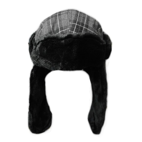 New Era Other - NEW ERA EK TRAPPER GRAY PLAID